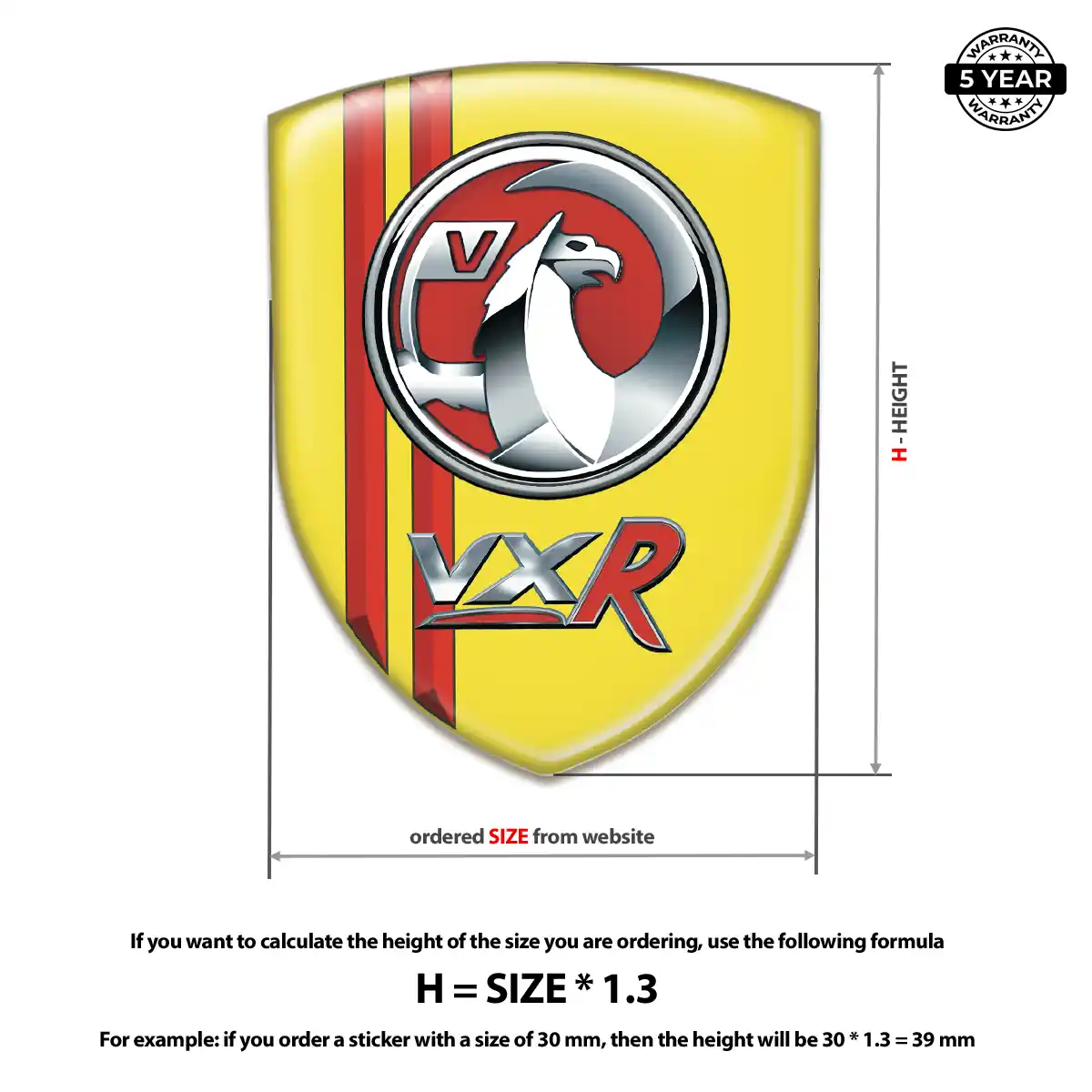 Vauxhall Crest Logo Emblem Signature Grade