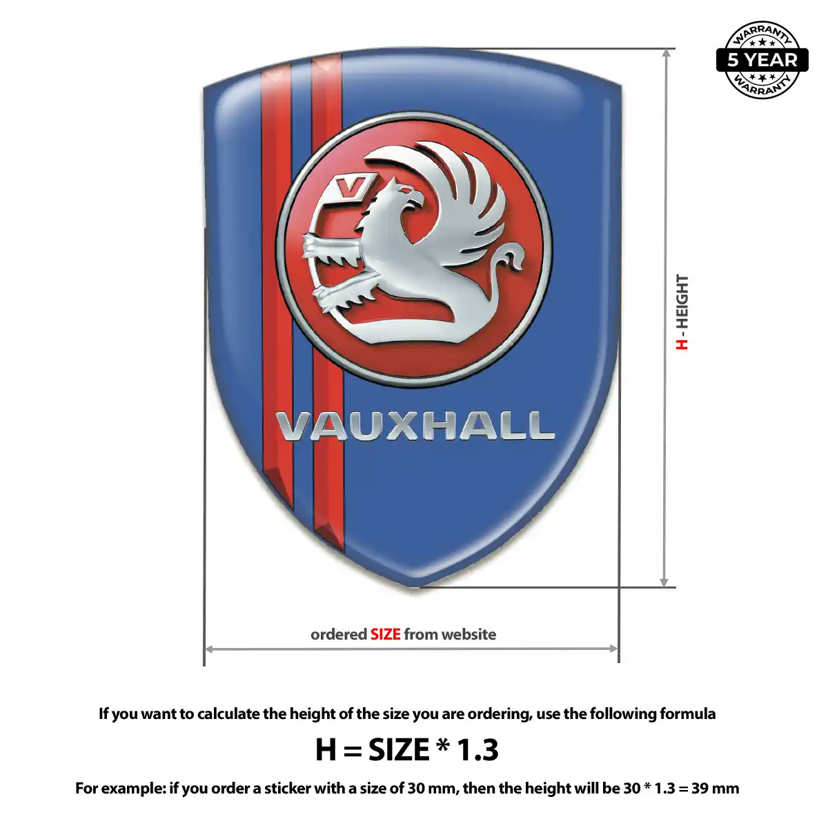 Vauxhall Crest Logo Emblem Superior Craft