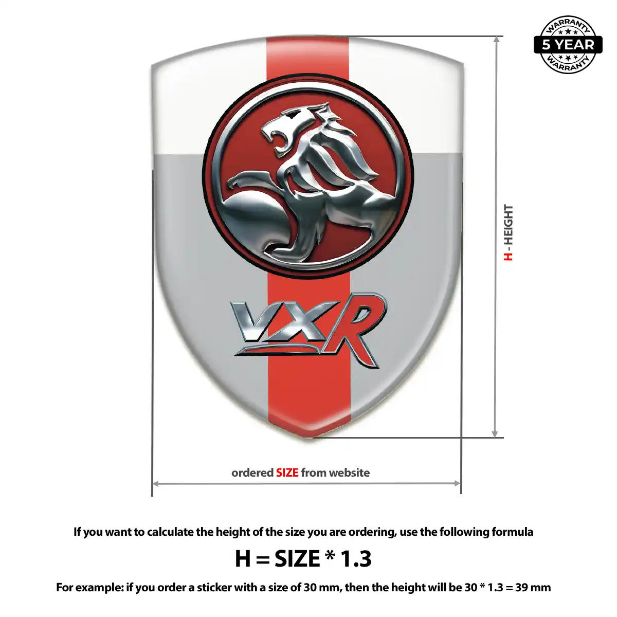 Vauxhall Domed Badge Noble Edition