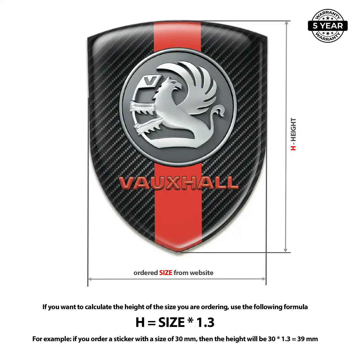 Vauxhall Domed Badge Superior Craft