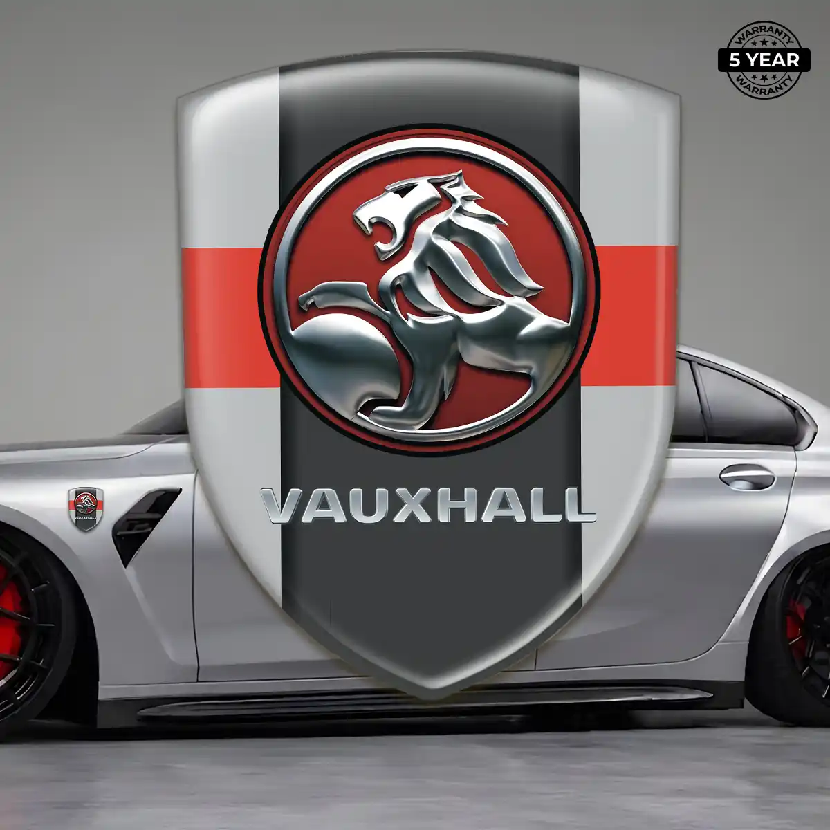 Vauxhall Domed Car Sticker Interior Elegance