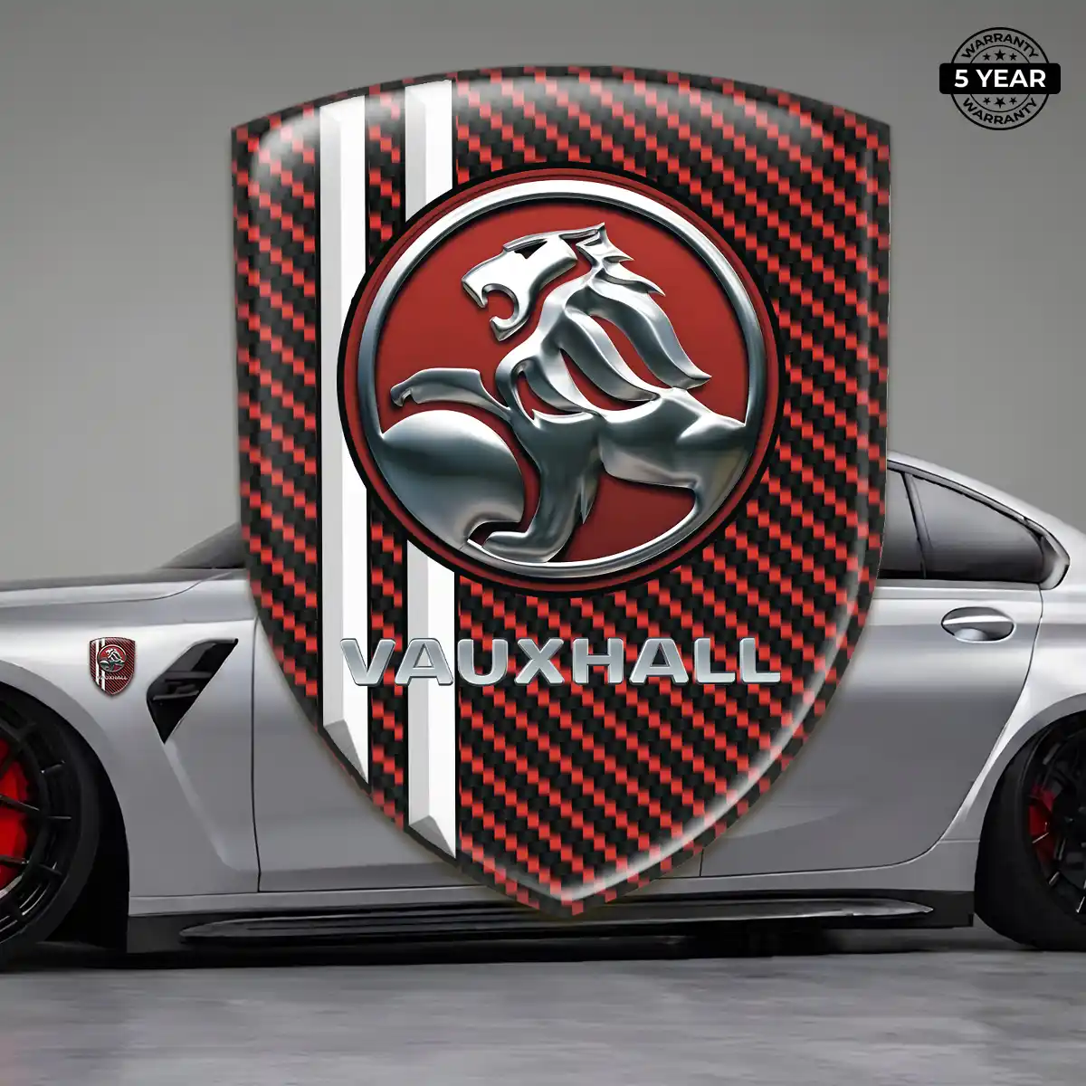 Vauxhall Domed Car Sticker Premium Dome