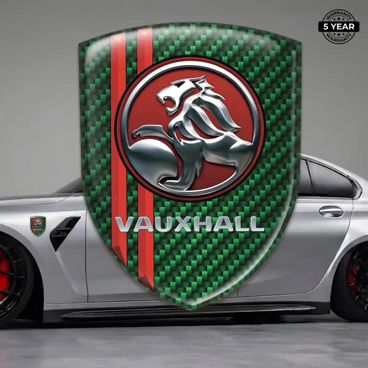 Vauxhall Domed Car Sticker Prime Quality