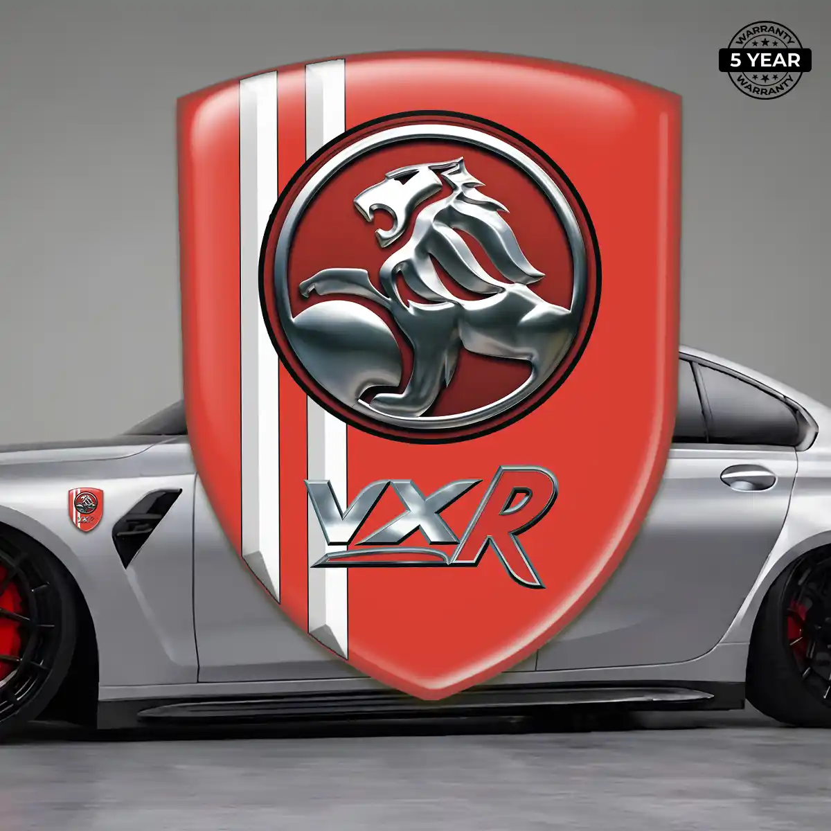 Vauxhall Domed Car Sticker Refined Design