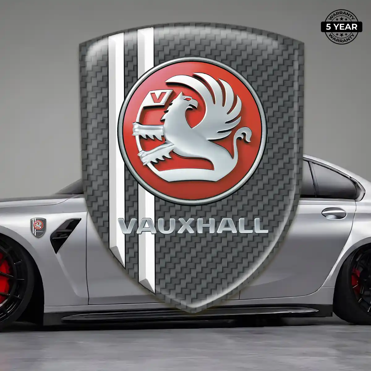 Vauxhall Domed Car Sticker Signature Grade