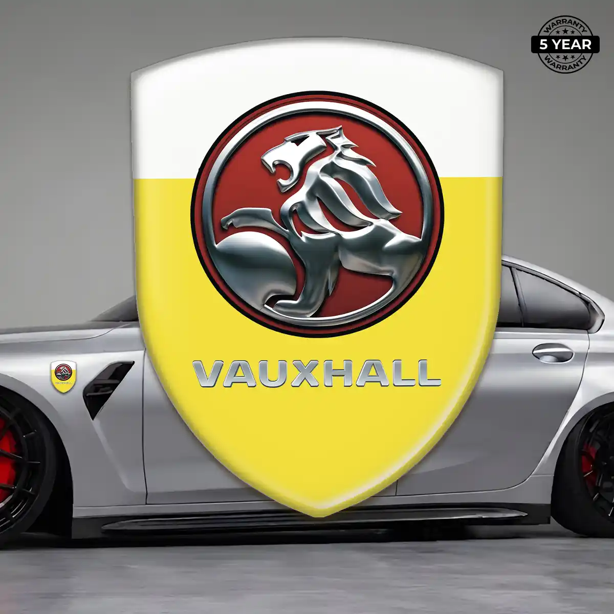 Vauxhall Domed Car Sticker Sleek Style