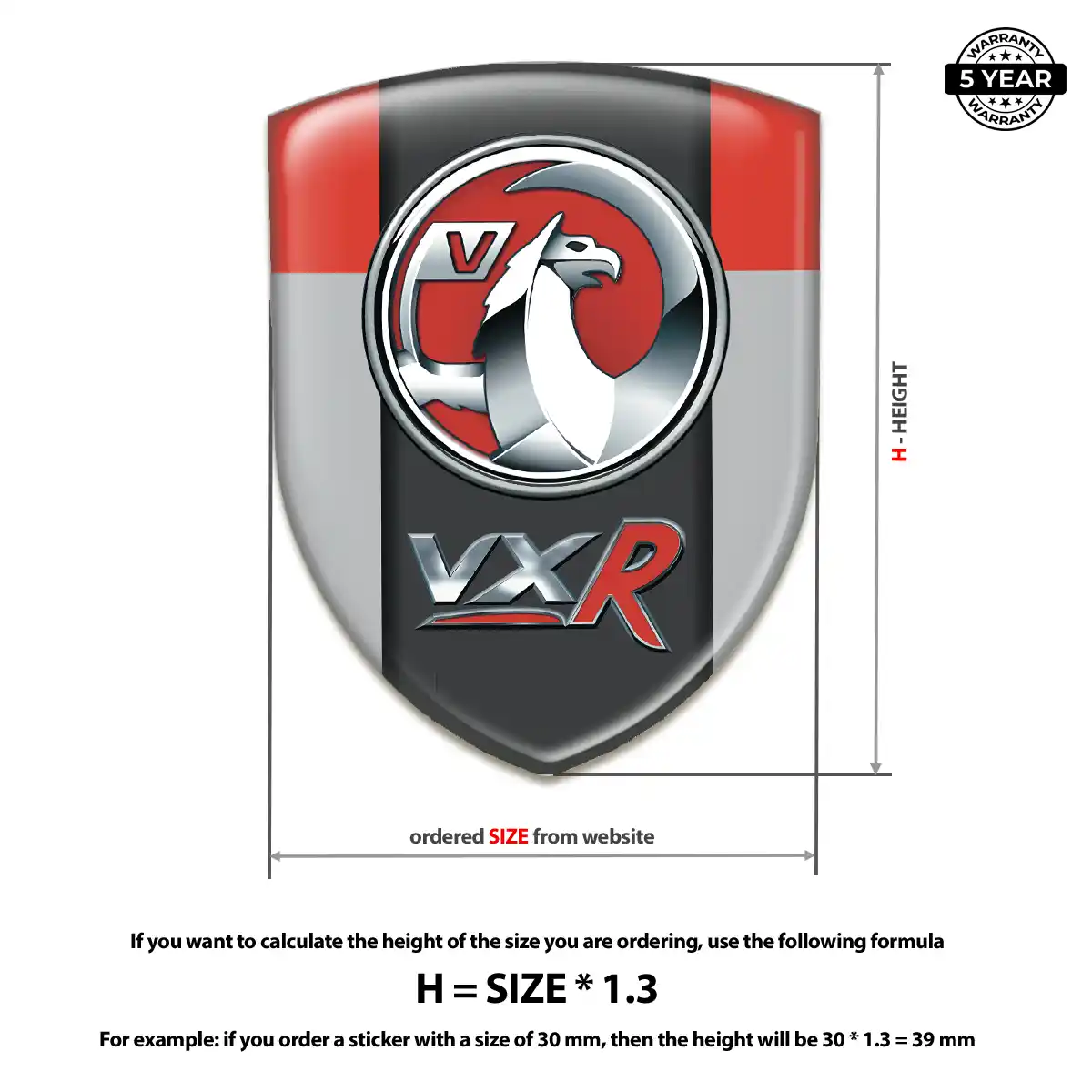 Vauxhall Domed Decal Noble Edition