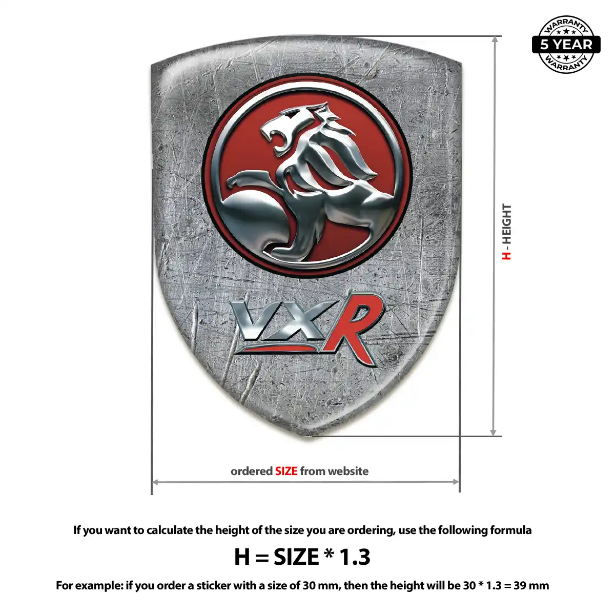 Vauxhall Domed Emblem Interior Elegance