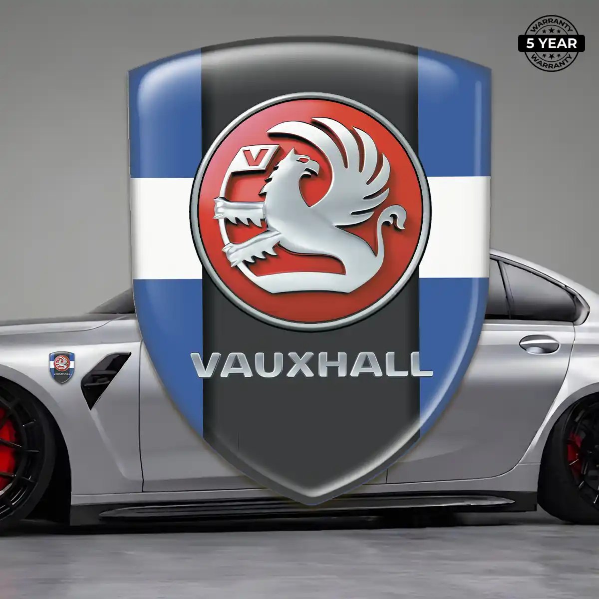 Vauxhall Domed Logo Decal Elite Finish