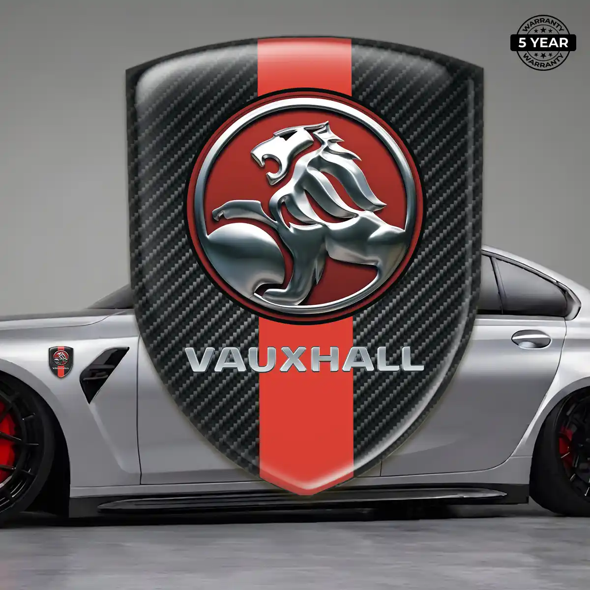 Vauxhall Domed Logo Decal Resin Elite