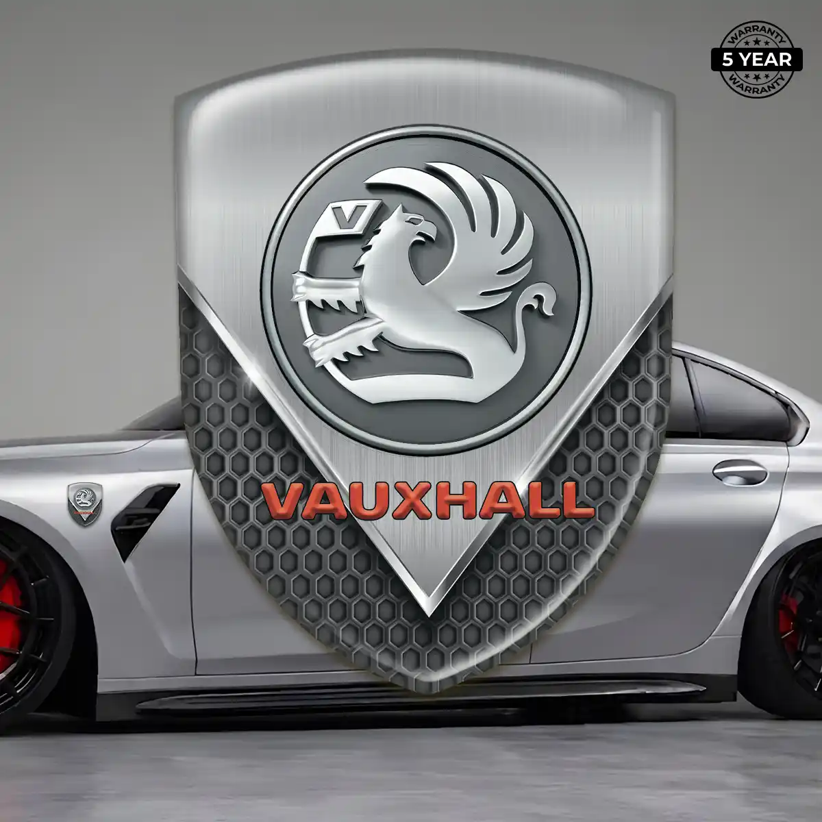 Vauxhall Domed Logo Sticker Deluxe Edition