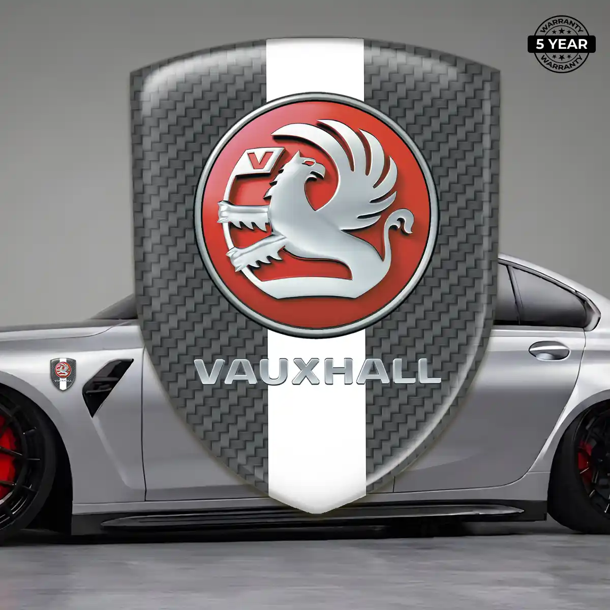 Vauxhall Domed Logo Sticker Interior Elegance