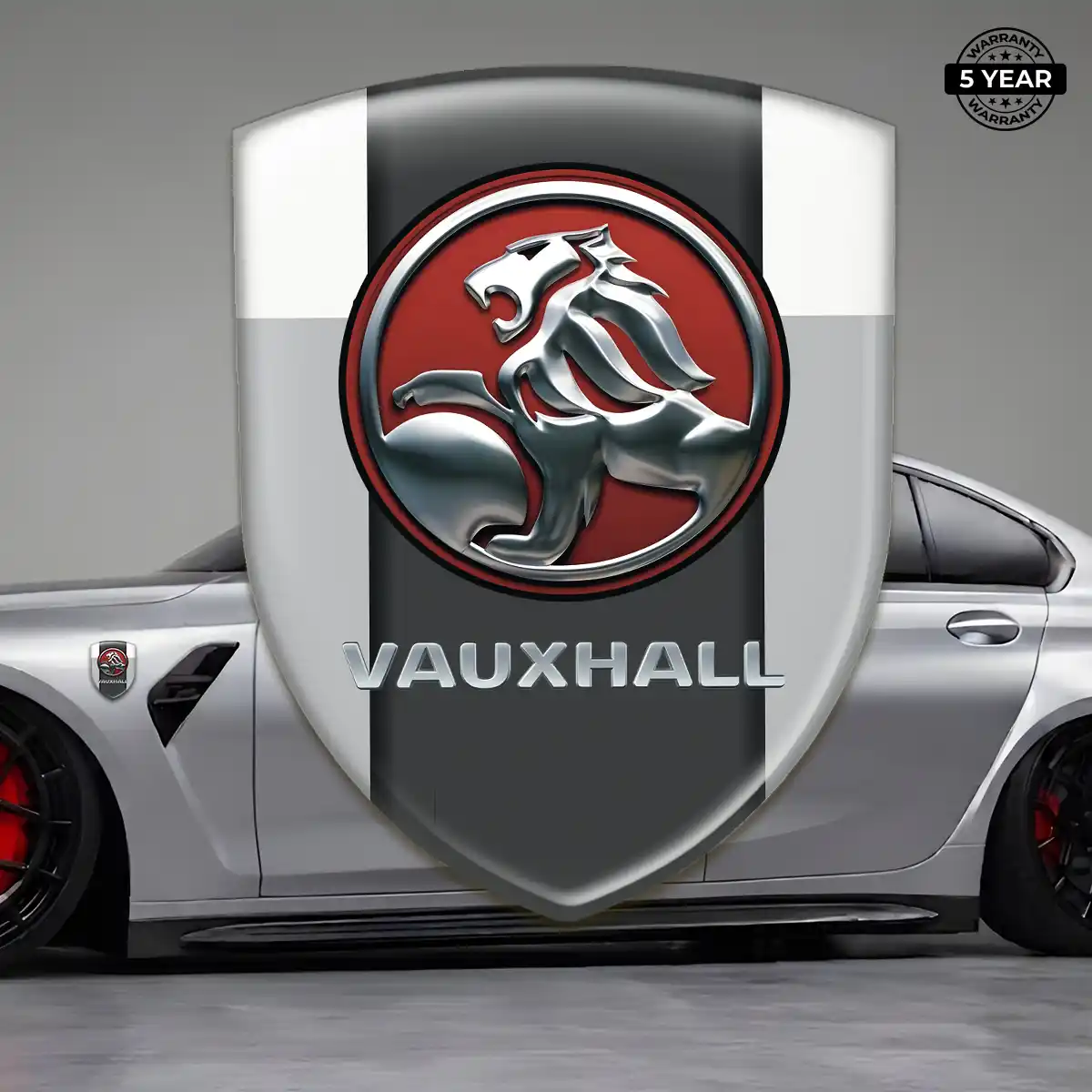 Vauxhall Domed Logo Sticker Interior Luxe