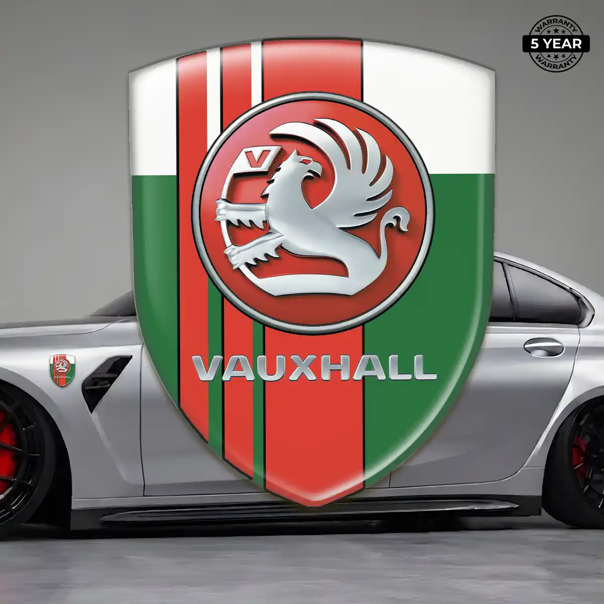 Vauxhall Domed Logo Sticker Premium Dome
