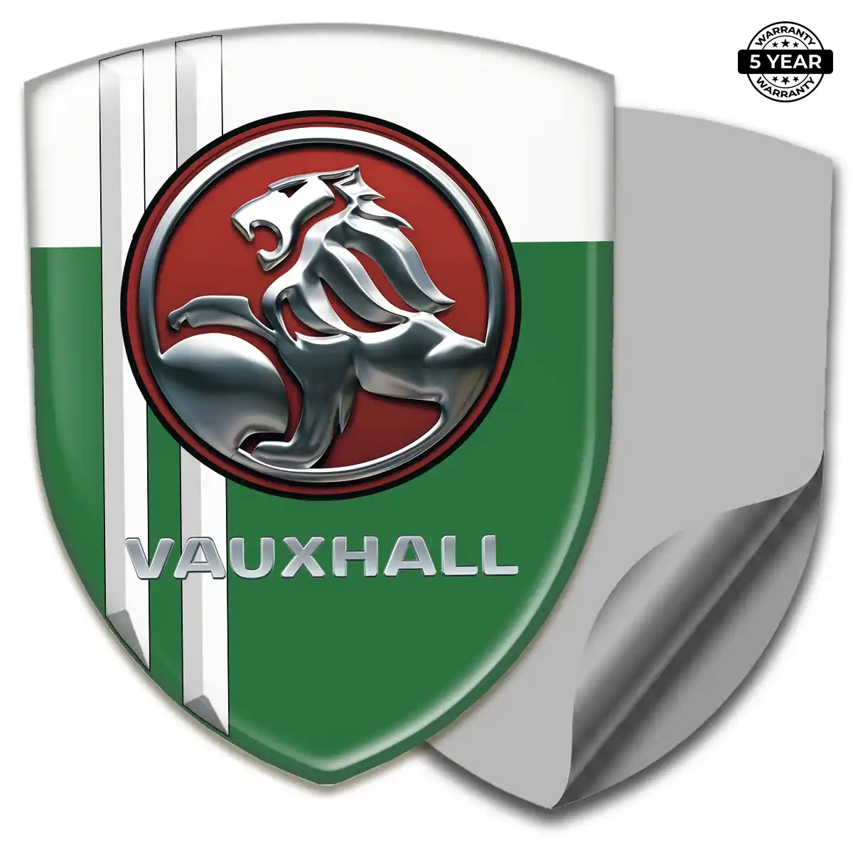 Vauxhall Domed Logo Sticker Refined Design