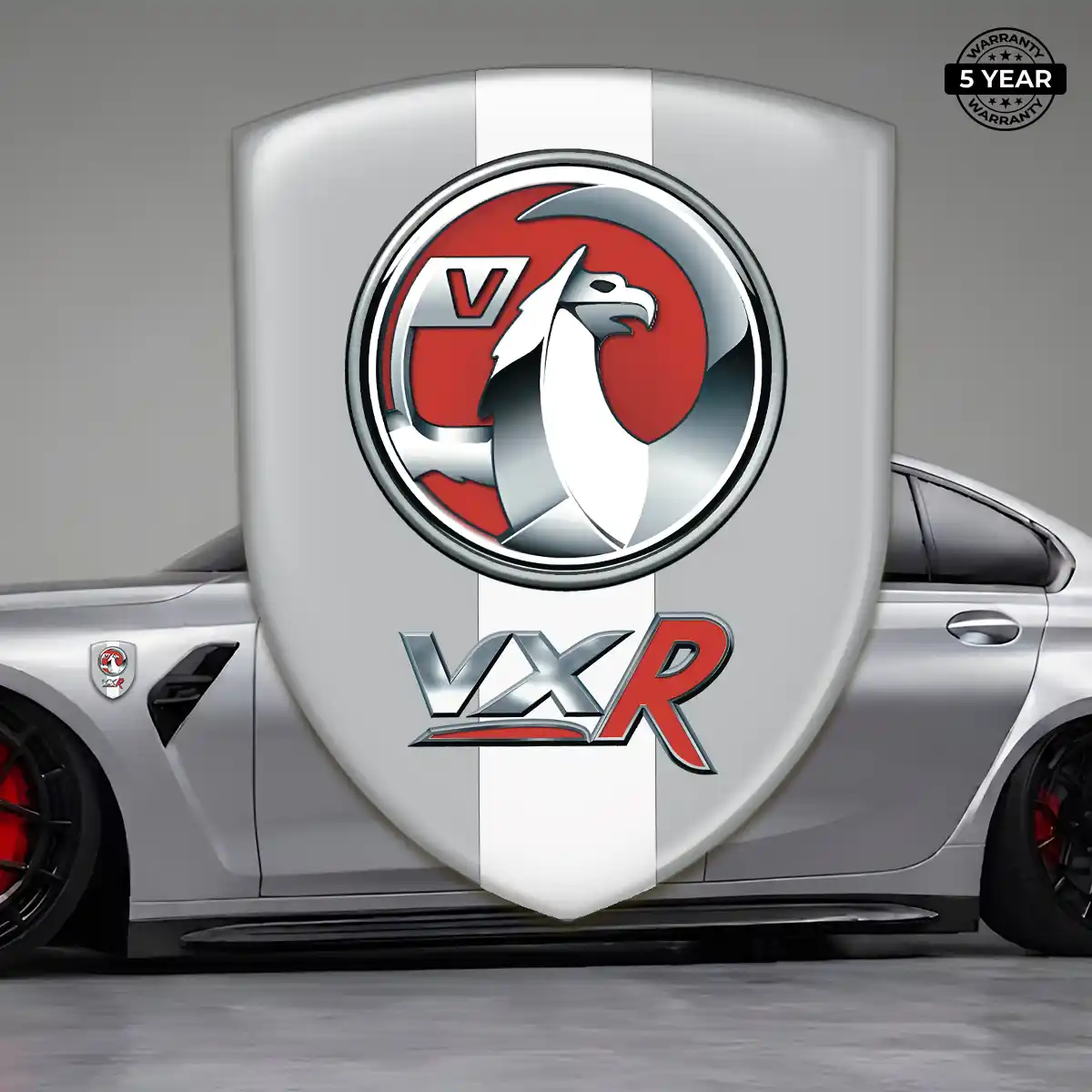 Vauxhall Domed Logo Sticker Resin Elite