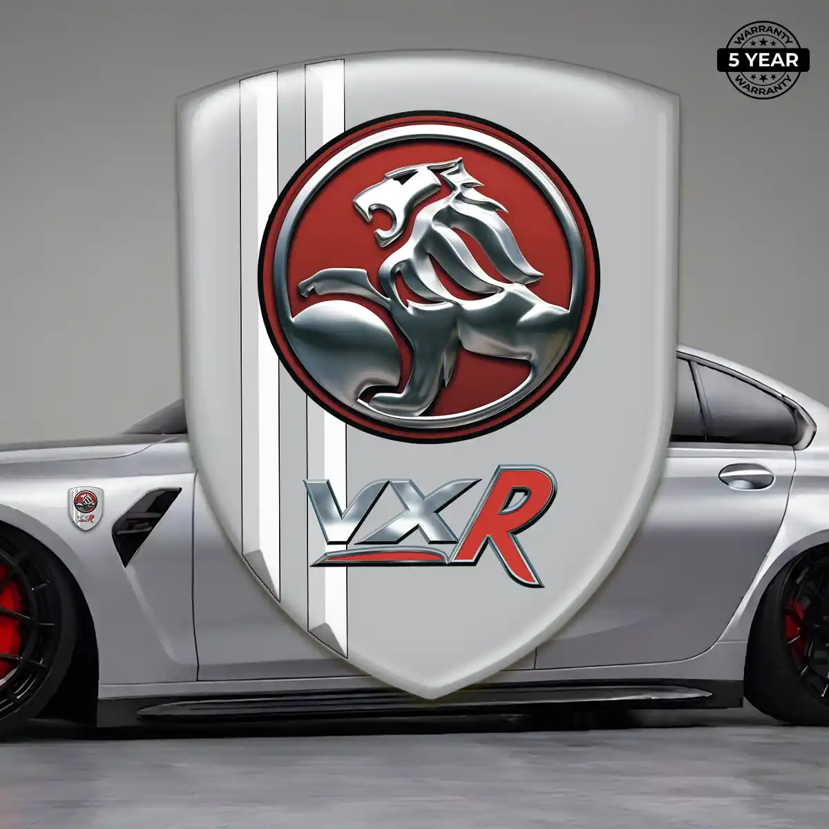 Vauxhall Domed Logo Sticker Resin Luxe