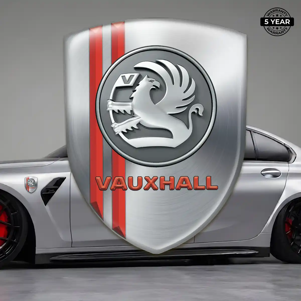 Vauxhall Domed Logo Sticker Superior Craft