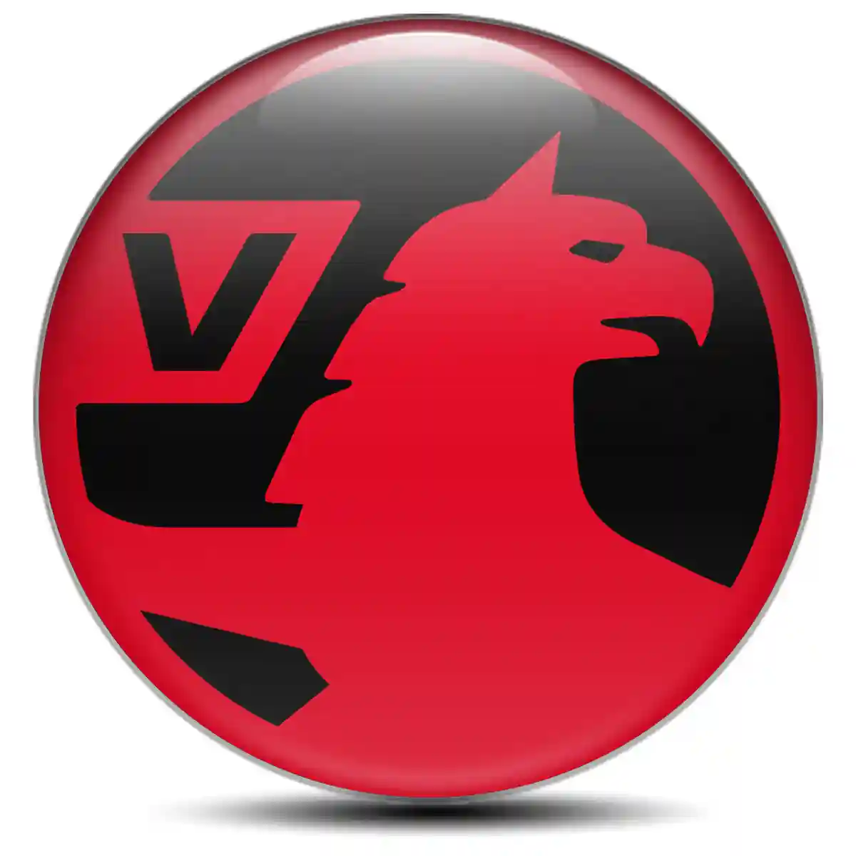 Vauxhall Domed Sticker Self-Adhesive Sleek Style