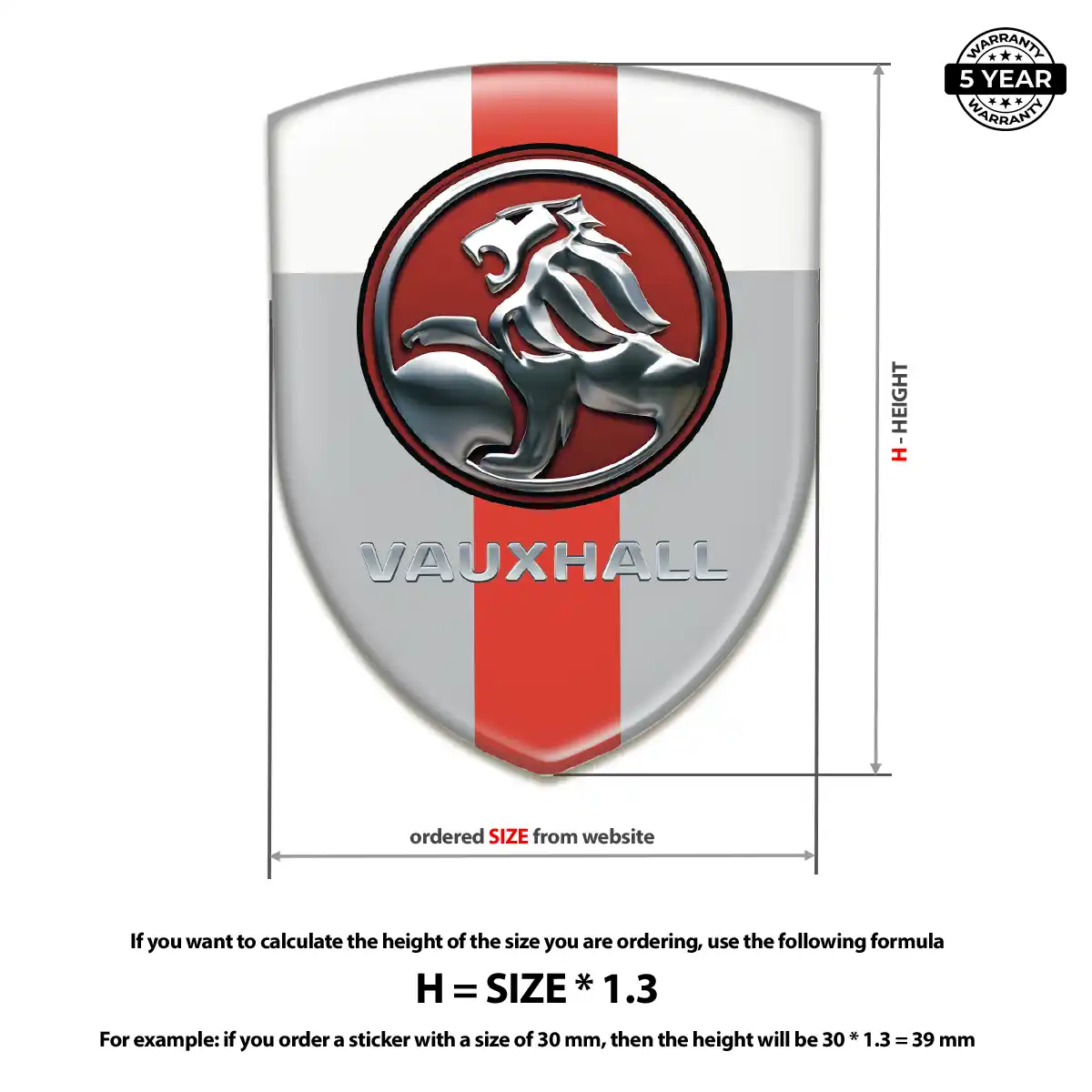 Vauxhall Emblem Badge Exclusive Series