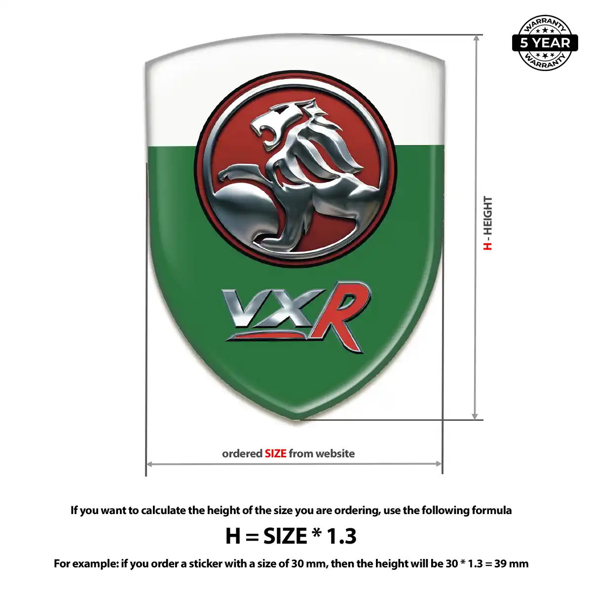 Vauxhall Emblem Badge Logo Cabin Style
