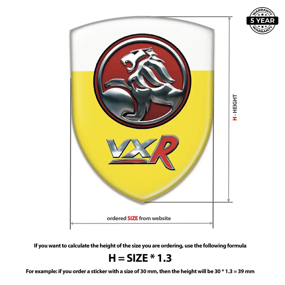 Vauxhall Emblem Badge Logo Deluxe Edition