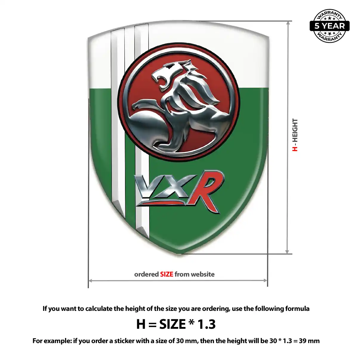 Vauxhall Emblem Badge Logo Elite Finish