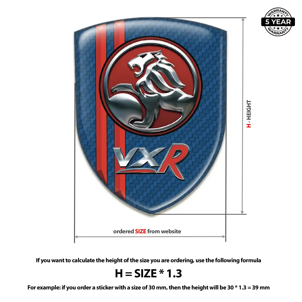 Vauxhall Emblem Badge Logo Exclusive Series