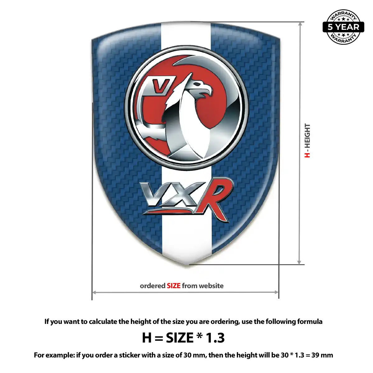 Vauxhall Emblem Badge Logo Exterior Luxe