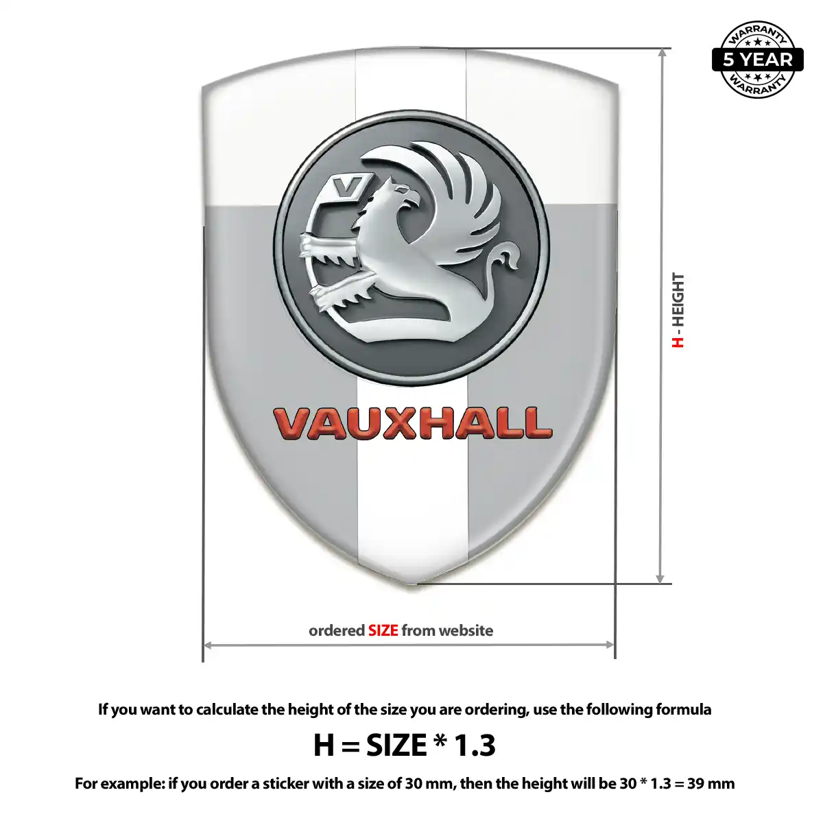 Vauxhall Emblem Badge Logo Interior Elegance