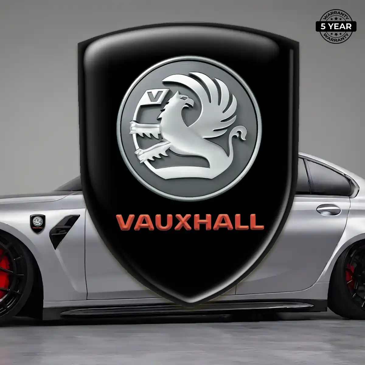 Vauxhall Emblem Badge Logo Premium Dome