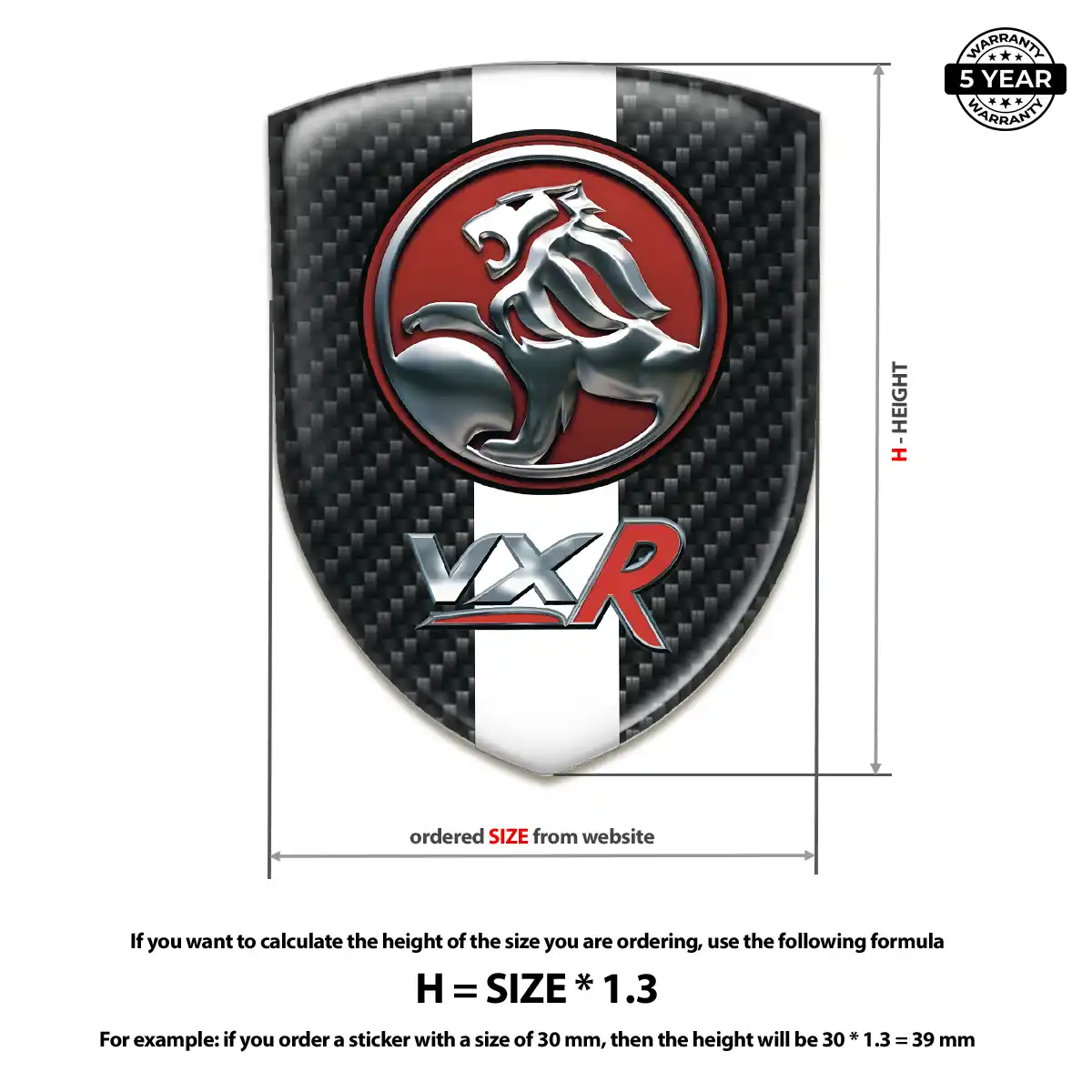 Vauxhall Emblem Badge Logo Prestige Line