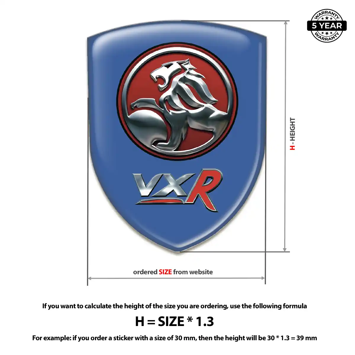 Vauxhall Emblem Badge Logo Prime Quality