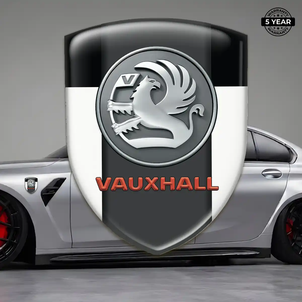 Vauxhall Emblem Badge Logo Refined Design