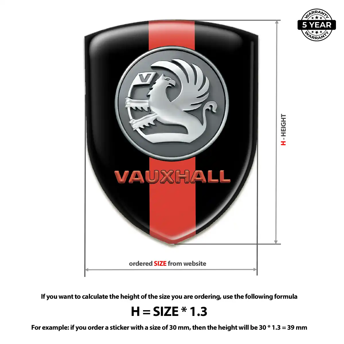 Vauxhall Emblem Badge Signature Grade