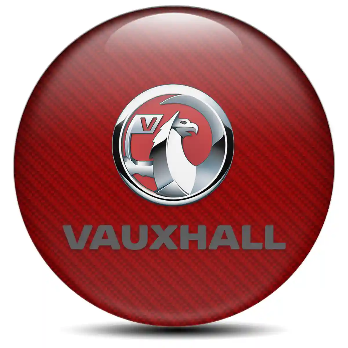 Vauxhall Emblem Center Hub Cap Self-Adhesive Refined Design