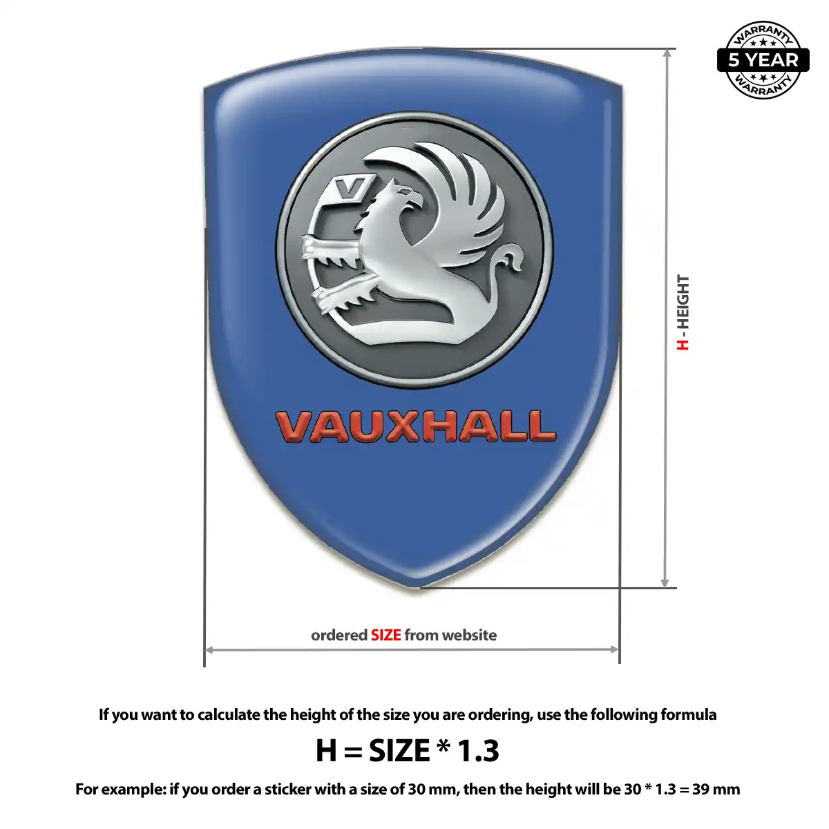 Vauxhall Emblem Crest Elite Edition