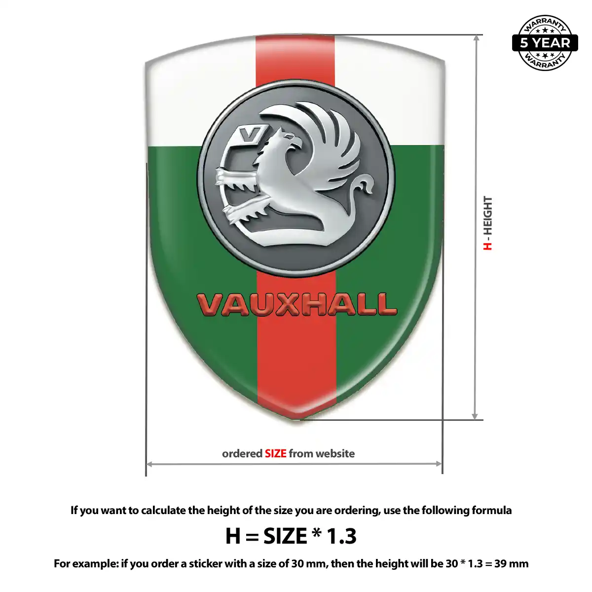 Vauxhall Emblem Crest Exclusive Series
