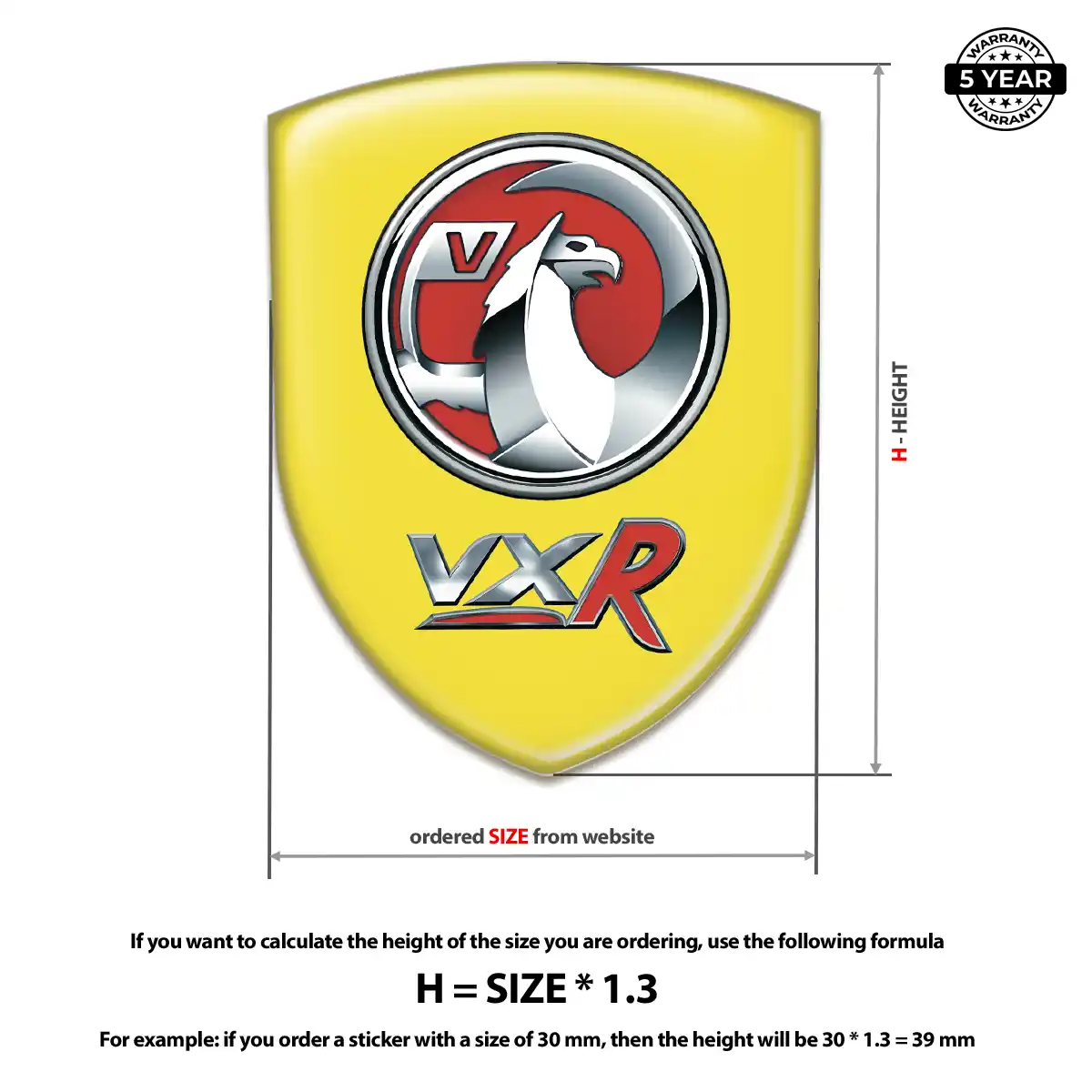 Vauxhall Emblem Crest Exterior Luxe