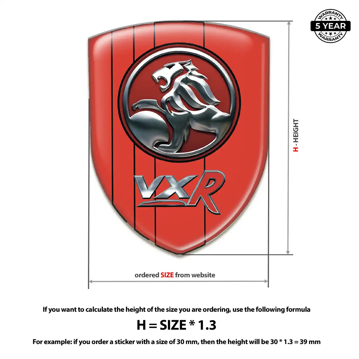 Vauxhall Emblem Crest Prestige Line
