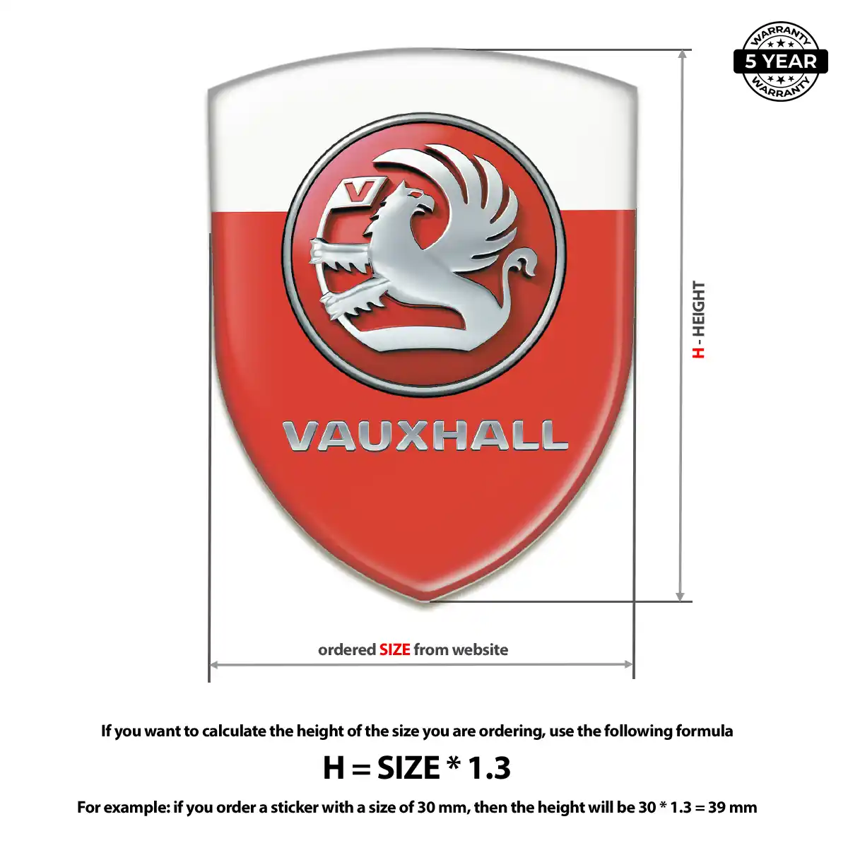 Vauxhall Emblem Crest Refined Design