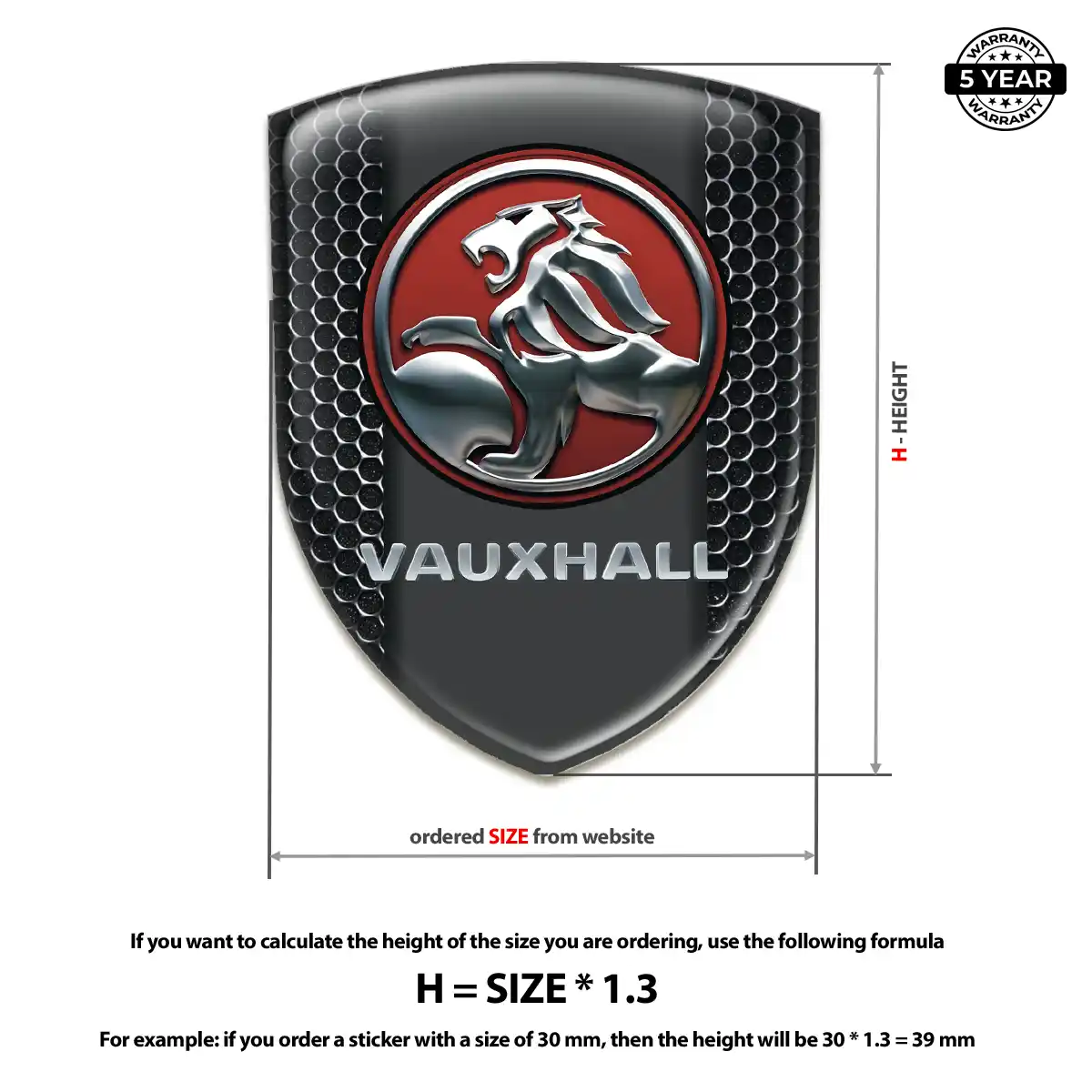 Vauxhall Emblem Deluxe Edition