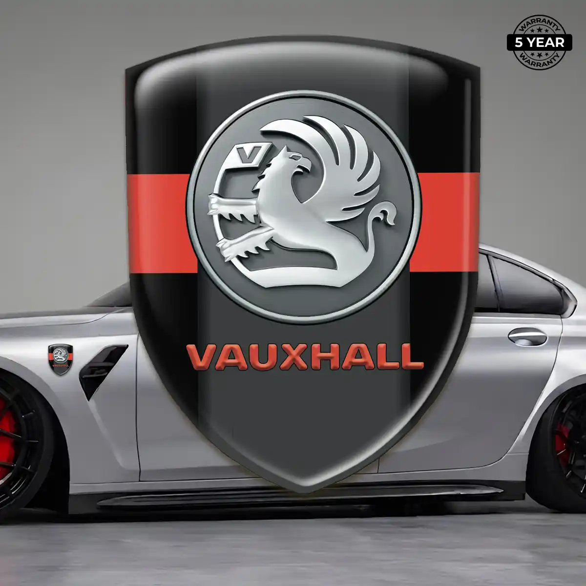 Vauxhall Emblem Domed Badge Cabin Style