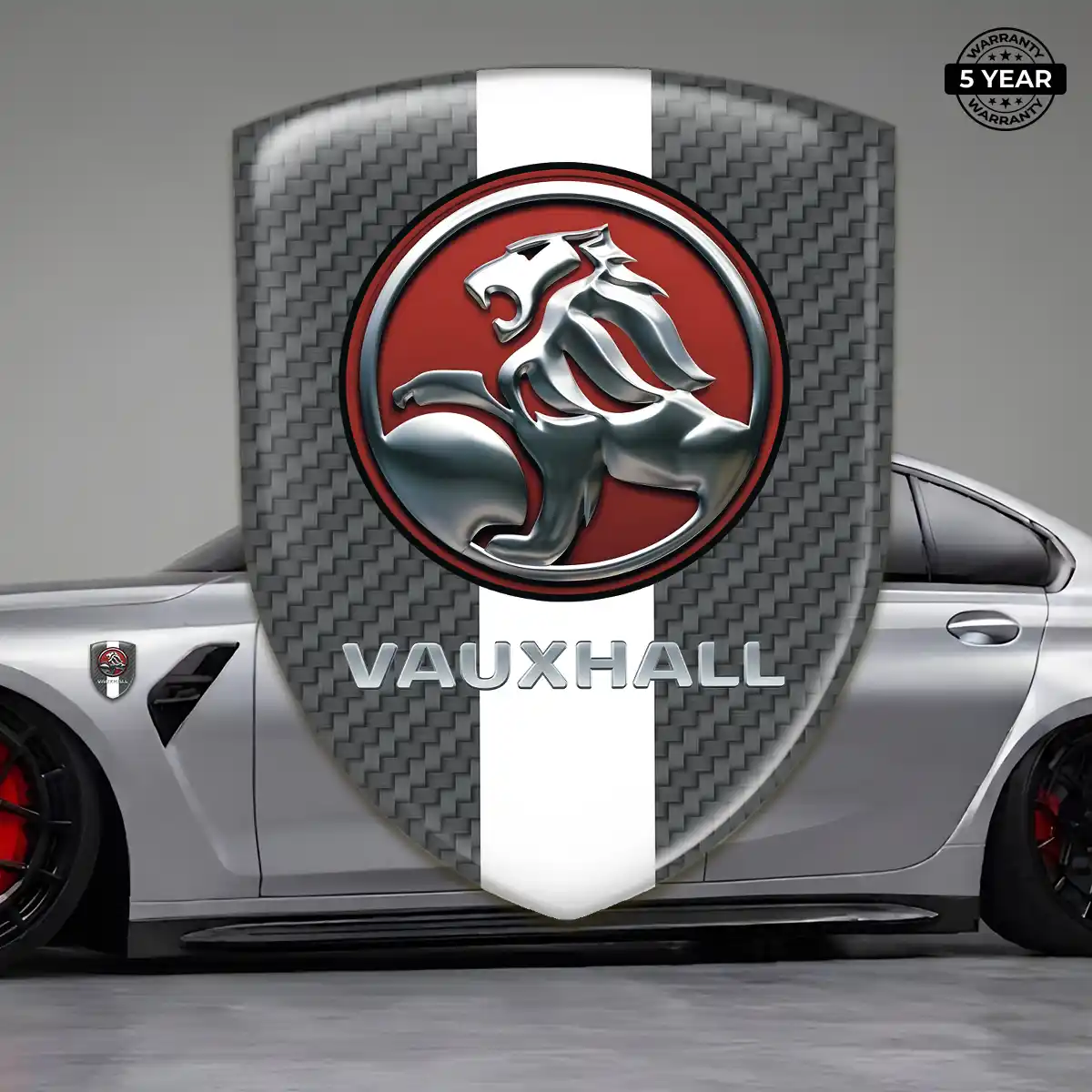 Vauxhall Emblem Domed Badge Prestige Line