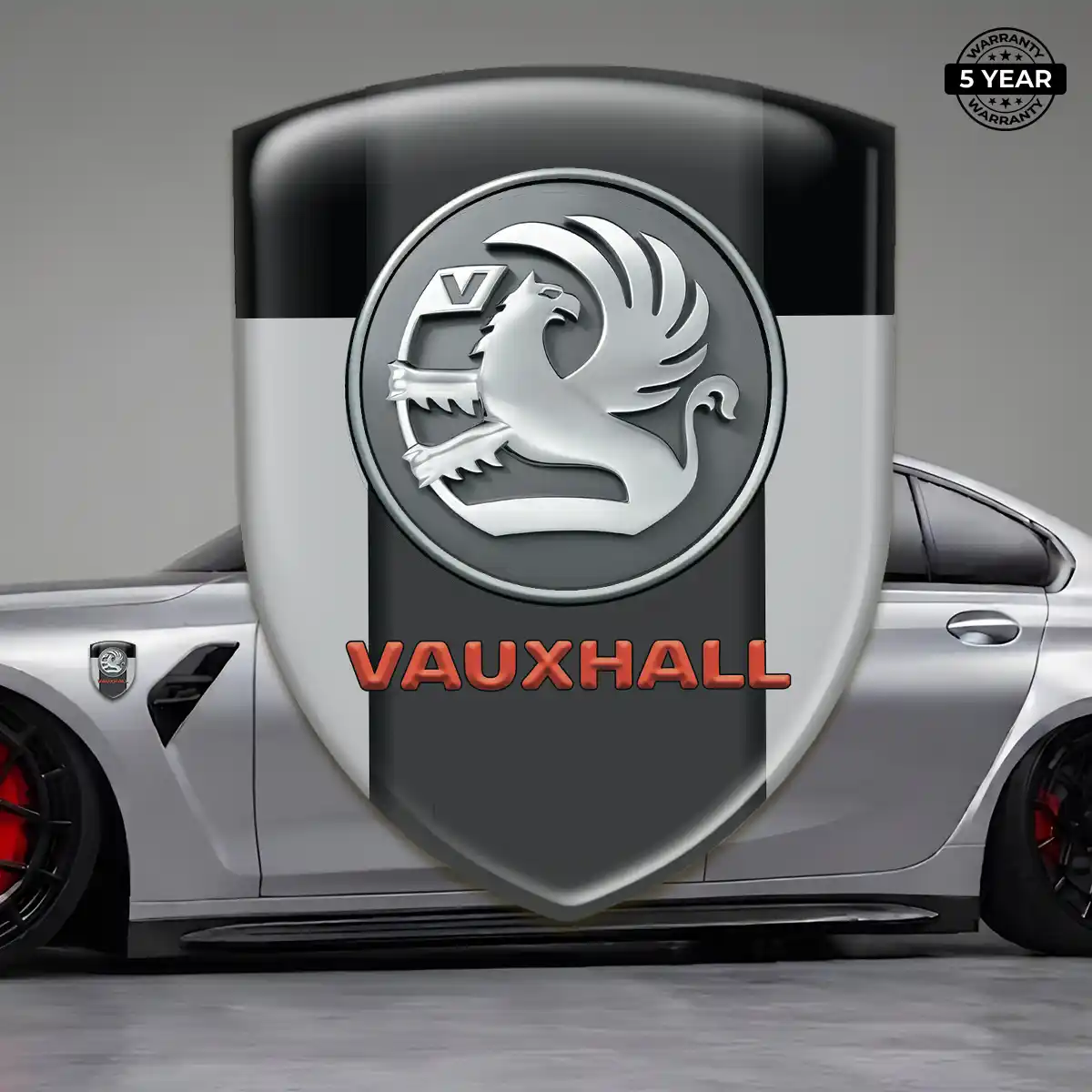 Vauxhall Emblem Domed Badge Resin Luxe