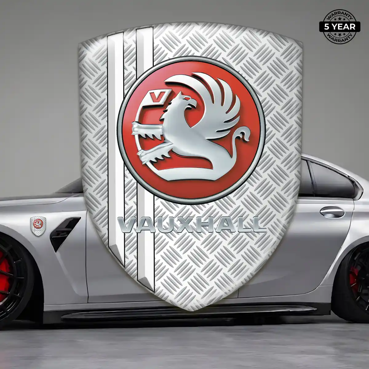 Vauxhall Emblem Domed Badge Sleek Style