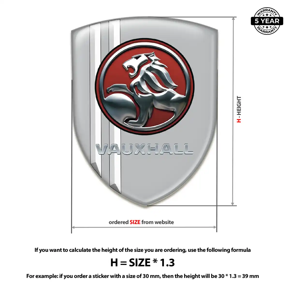 Vauxhall Emblem Elite Finish
