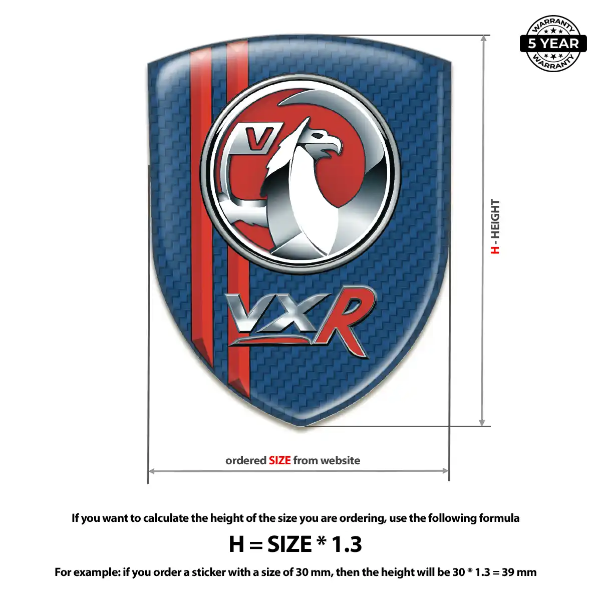 Vauxhall Emblem Logo Badge Refined Design