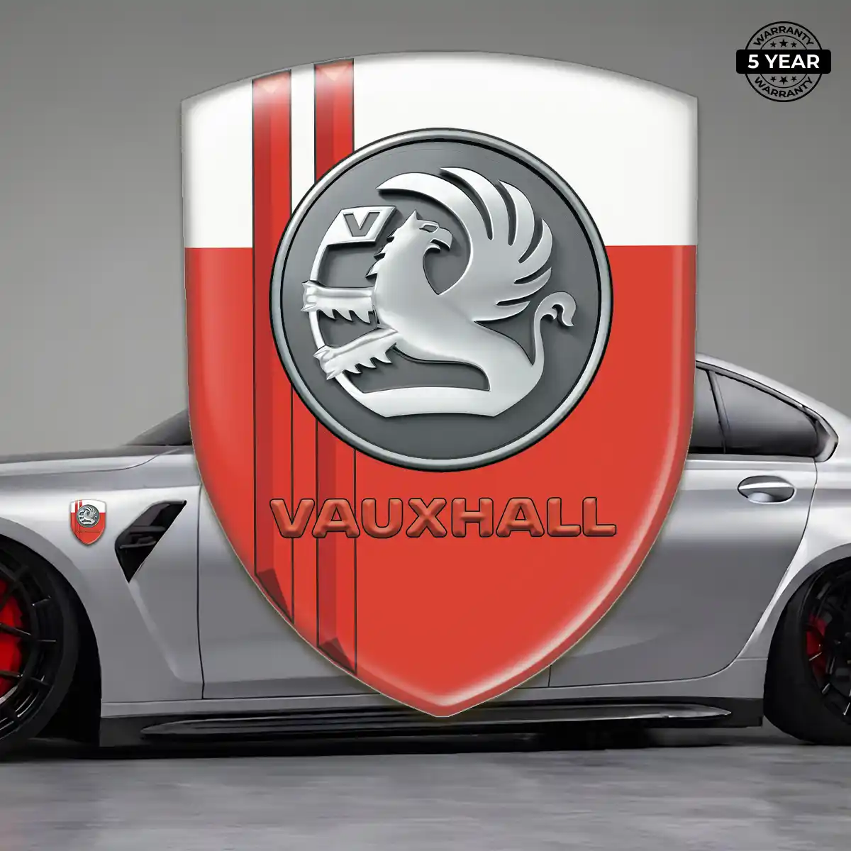 Vauxhall Emblem Logo Badge Sleek Style