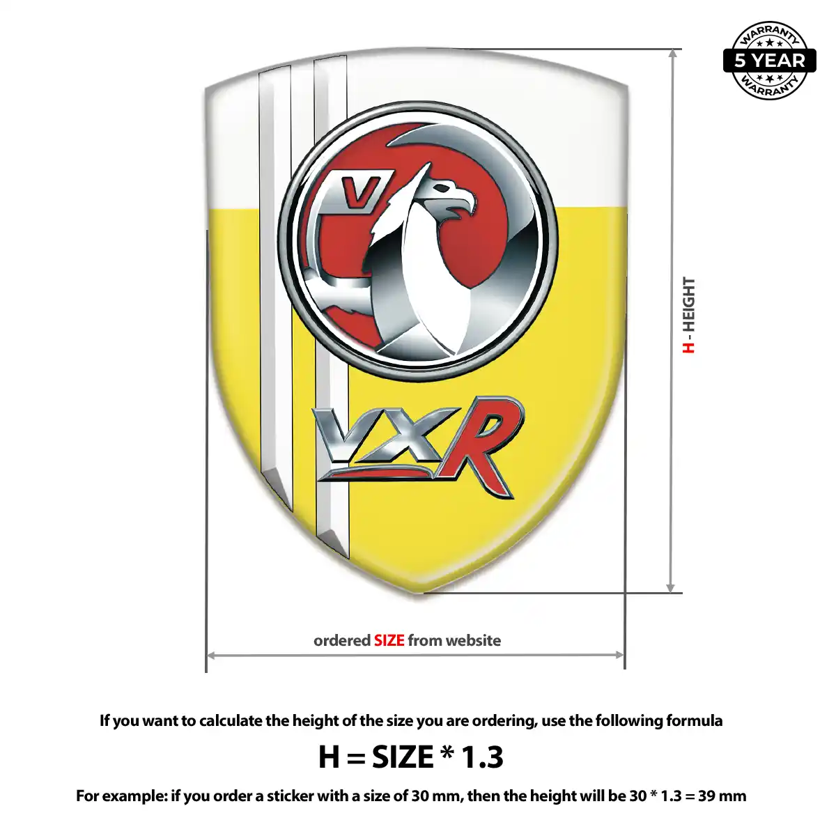 Vauxhall Emblem Logo Badge Superior Craft